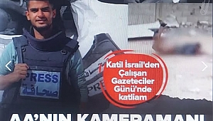 Katil İsrail'den Çalışan Gazeteciler Günü'nde katliam! AA'nın kameramanı böyle katledildi 